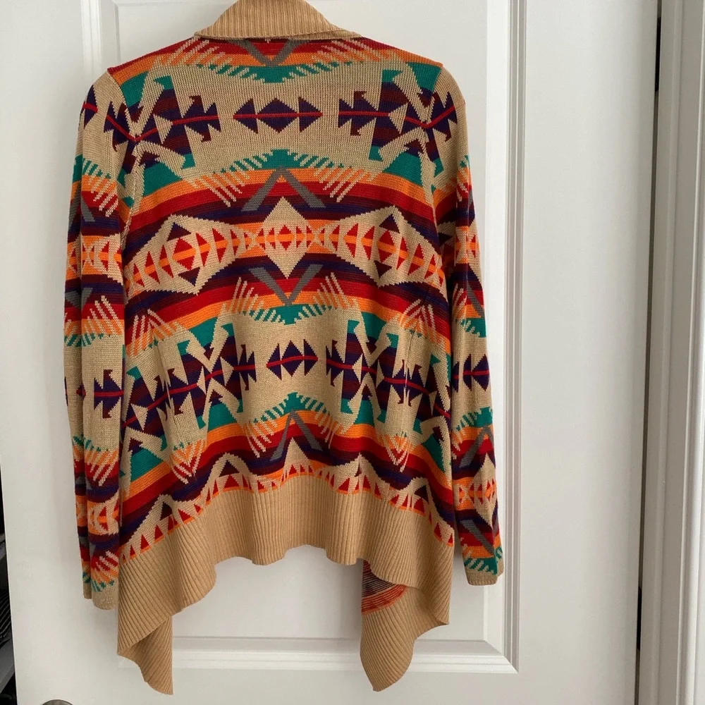 Blu Pepper Multicolor Aztec Cardigan - Picture 3 of 3